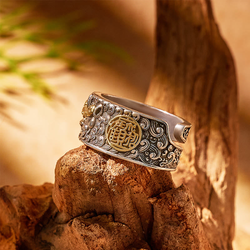 FuAttract Prosperity Abundant Energy Pixiu Ring – Wealth & Protection Symbol - image 1