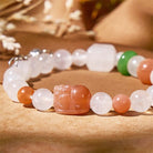 FuAttract Radiant Intuition and Courage – Moonstone Sunstone Pixiu Bracelet - image 3