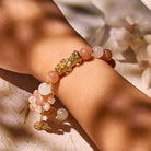 FuAttract Joy Prosperity – Sunstone & Clear Quartz Bracelet with Pixiu & Citrine Pyramid Accents - image 5