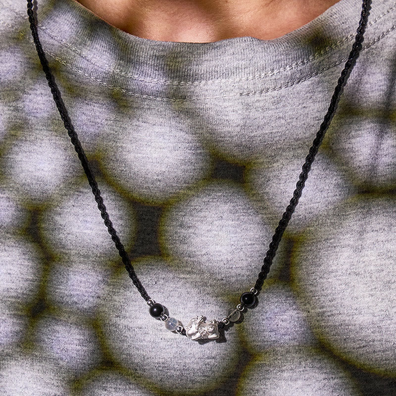 FuAttract Strength & Fortune – S999 Silver Pixiu Pendant Necklace - image 5