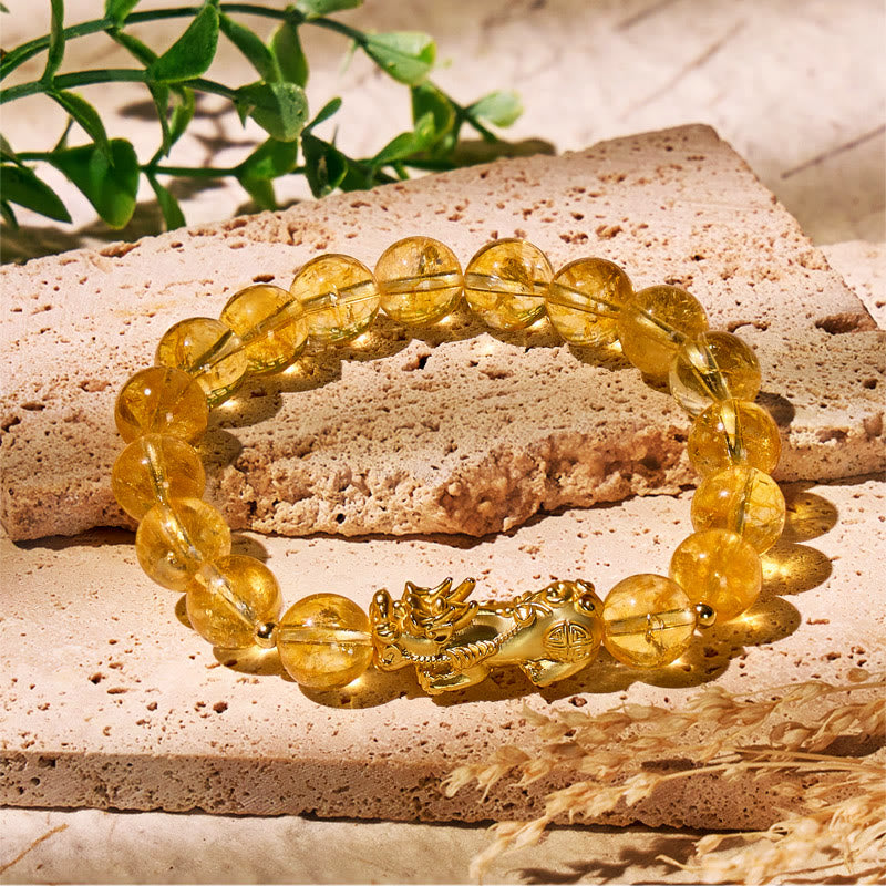 FuAttract The Ultimate Wealth Bracelet – Citrine with Pixiu Charm - image 1