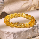 FuAttract The Ultimate Wealth Bracelet – Citrine with Pixiu Charm - 10mm - image 0
