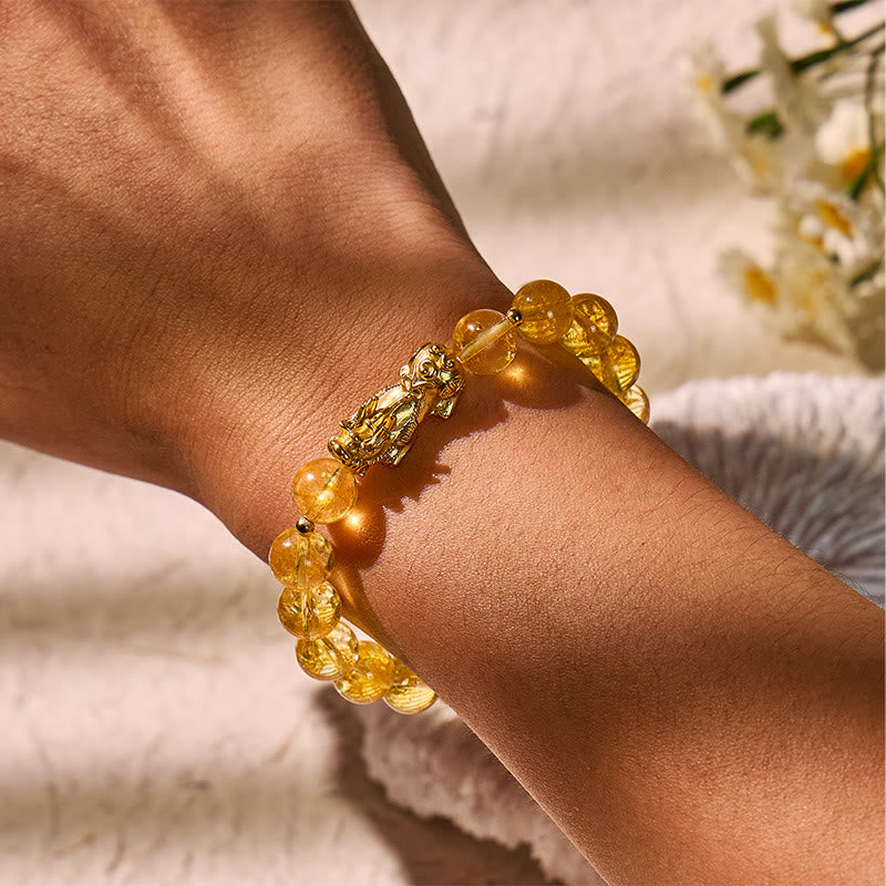 FuAttract The Ultimate Wealth Bracelet – Citrine with Pixiu Charm - image 5