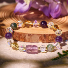 FuAttract Confidence, Protection & Abundance – Natural Citrine Amethyst Moss Agate Pixiu Bracelet - image 2