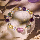 FuAttract Confidence, Protection & Abundance – Natural Citrine Amethyst Moss Agate Pixiu Bracelet - image 1