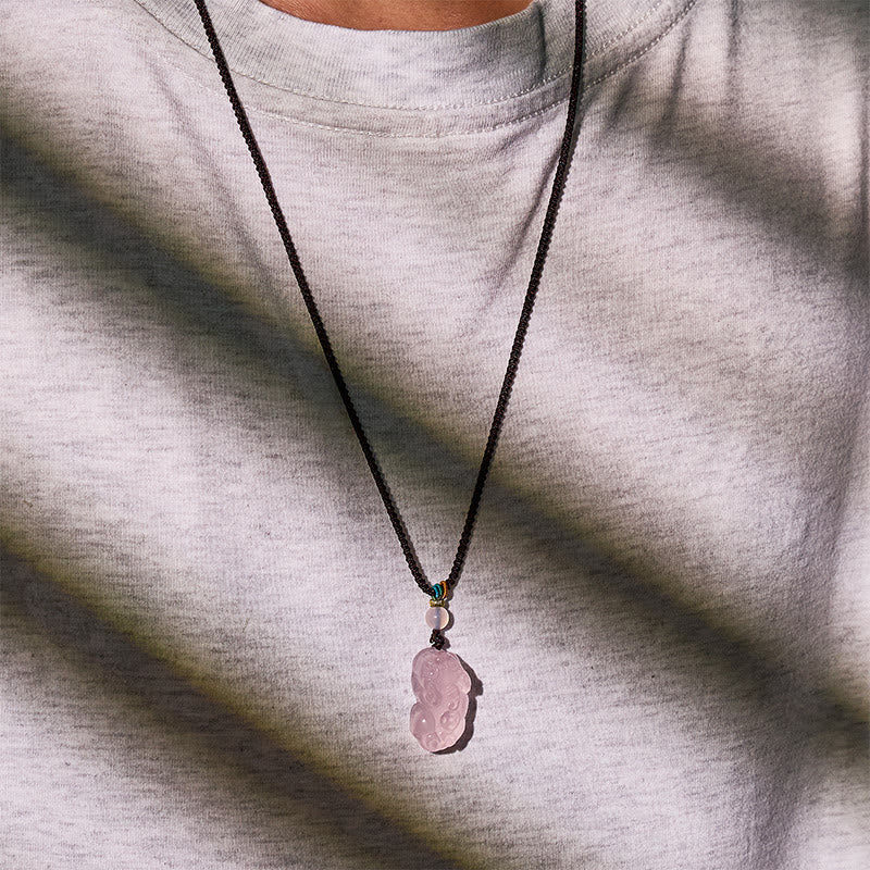 FuAttract Manifest Love & Fortune – Rose Quartz Bracelet with Pixiu - image 5