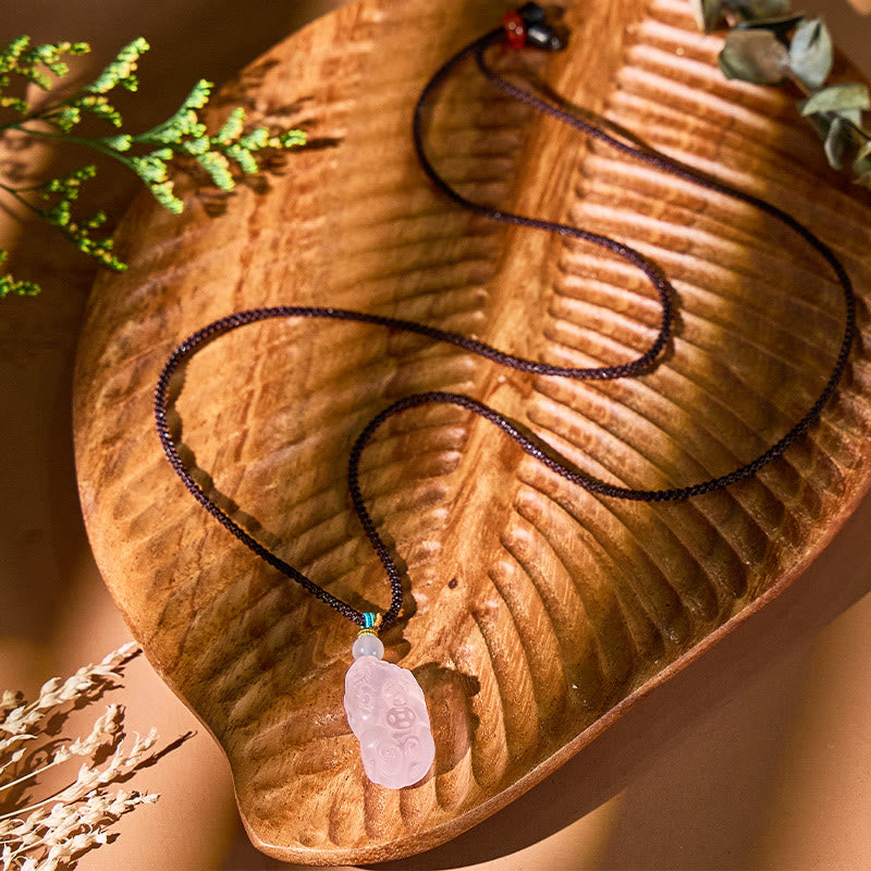 FuAttract Manifest Love & Fortune – Rose Quartz Bracelet with Pixiu - image 2