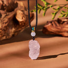 FuAttract Manifest Love & Fortune – Rose Quartz Bracelet with Pixiu - image 1