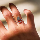 FuAttract Vitality & Protection Pixiu Ring – Natural Garnet with 925 Silver - image 4