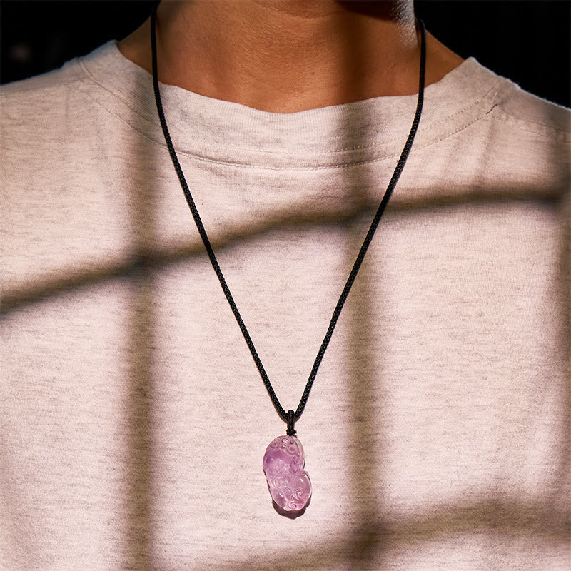 FuAttract Pixiu Protection Necklace – Amethyst for Healing & Abundance - image 3
