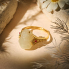 FuAttract Hetian Jade 925 Sterling Silver Ring with Pixiu for Wealth & Protection - image 1