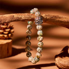 FuAttract Wealth & Protection Three-Eyed Dzi Agate Bracelet with Pixiu - image 1