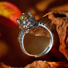 FuAttract Fortune Flow – Adjustable Sterling Silver Pixiu Ring with Rotating Coin Bead - image 3