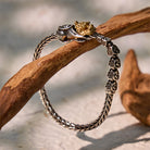 FuAttract Wealth Power Shield - Vintage Coin Pixiu Dragon Bone Sterling Silver Bracelet - 8.66in/22cm - image 12