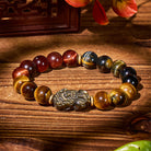 FuAttract Triforce Guardian- Tri-Color Tiger's Eye Power Pixiu Bracelet - image 10