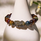 FuAttract Triforce Guardian- Tri-Color Tiger's Eye Power Pixiu Bracelet - image 3