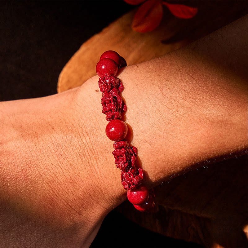 FuAttract Cinnabar Stone & Pixiu for Protection & Safety Bracelet - image 16