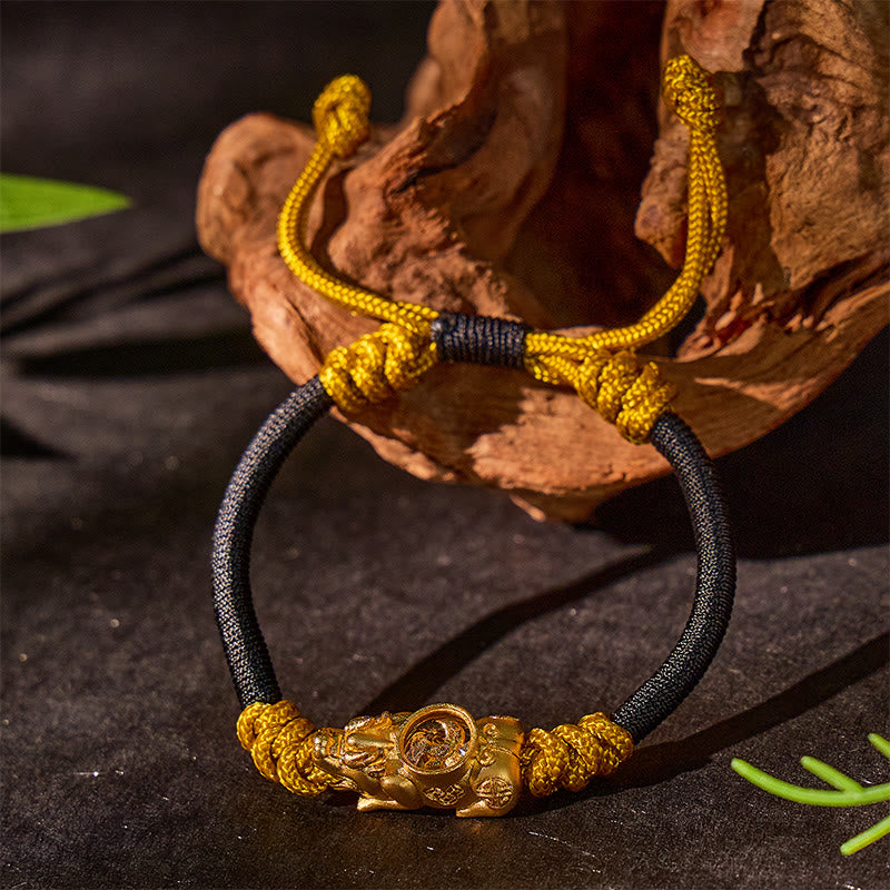 FuAttract Pixiu with Moving Windmill to Attract Good Fortune Feng Shui Bracelet - Yellow - image 14