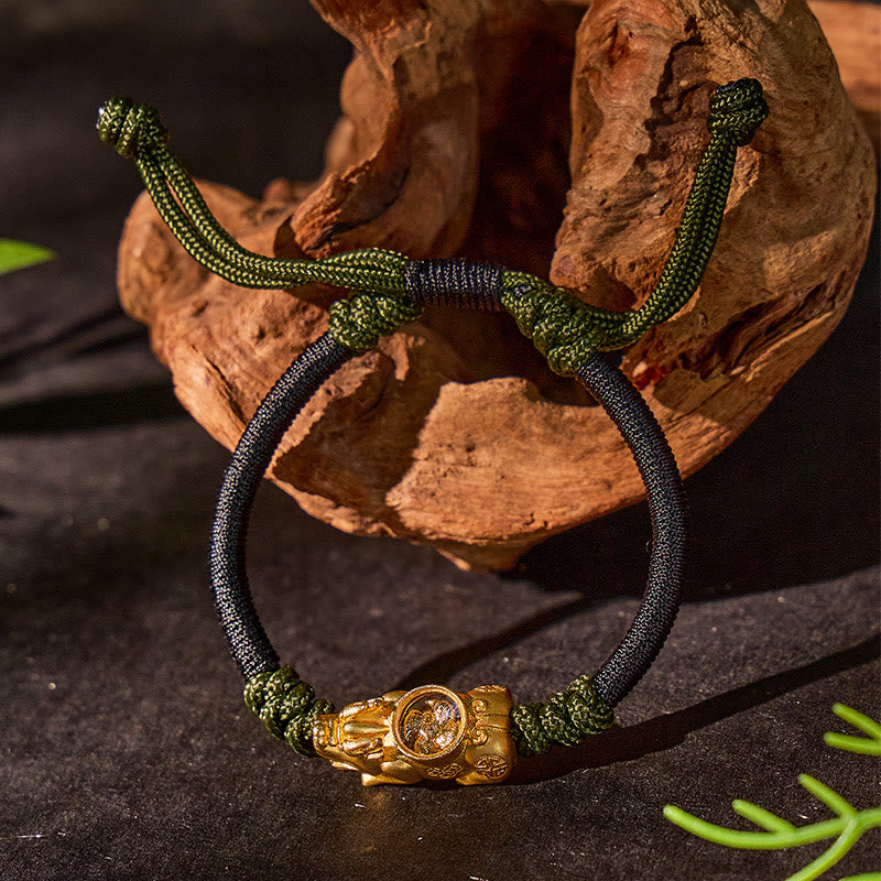 FuAttract Pixiu with Moving Windmill to Attract Good Fortune Feng Shui Bracelet - Green - image 17