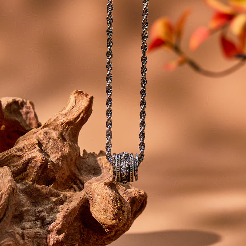 FuAttract Prosperity Protection Pendant – Rotatable Pixiu Necklace - 60cm - image 0