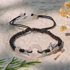 FuAttract Fortune & Protection Sterling Silver Bracelet with Pixiu Charm - Black - image 0