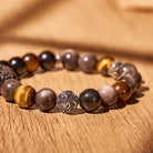 FuAttract Protection & Wealth Bracelet – Om Mani Padme Hum + Silver Obsidian Pixiu - image 19