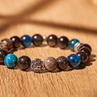 FuAttract Protection & Wealth Bracelet – Om Mani Padme Hum + Silver Obsidian Pixiu - image 13