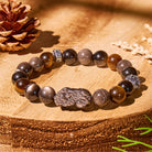 FuAttract Protection & Wealth Bracelet – Om Mani Padme Hum + Silver Obsidian Pixiu - image 18