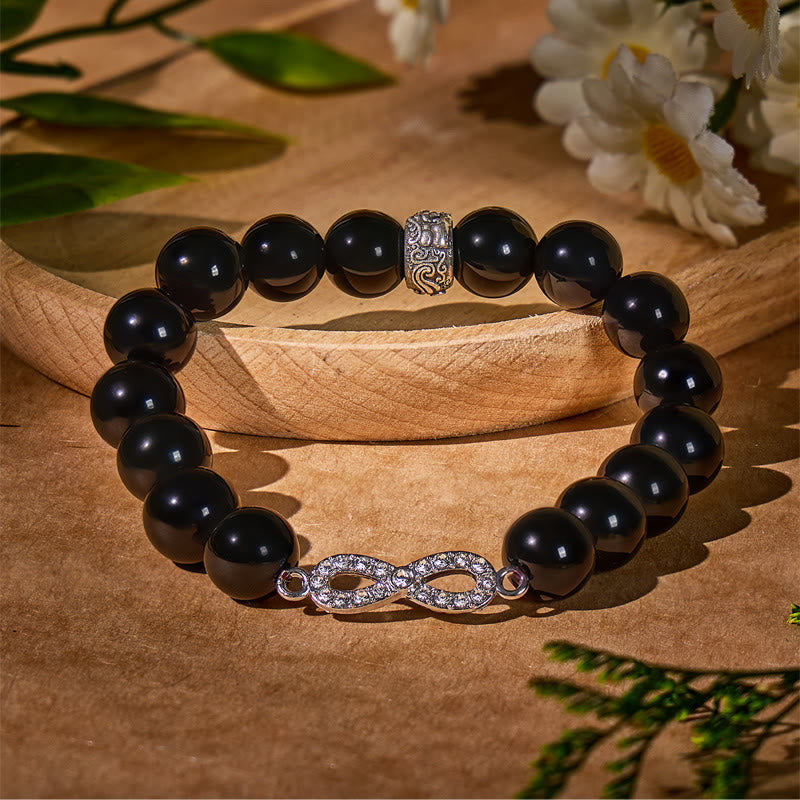  FuAttract Protection Strength Focus – Obsidian Pixiu Bracelet with Eight-Character Ring - image 4