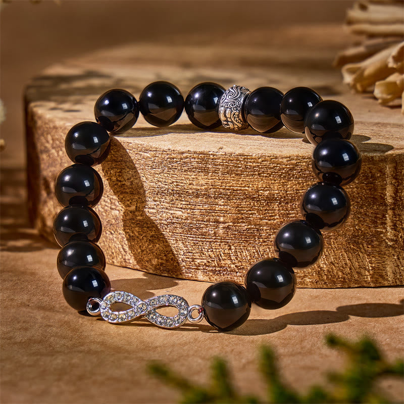  FuAttract Protection Strength Focus – Obsidian Pixiu Bracelet with Eight-Character Ring - image 3