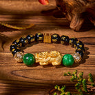 FuAttract Wealth Guardian – Obsidian Six-Word Mantra Pixiu Bracelet - image 2