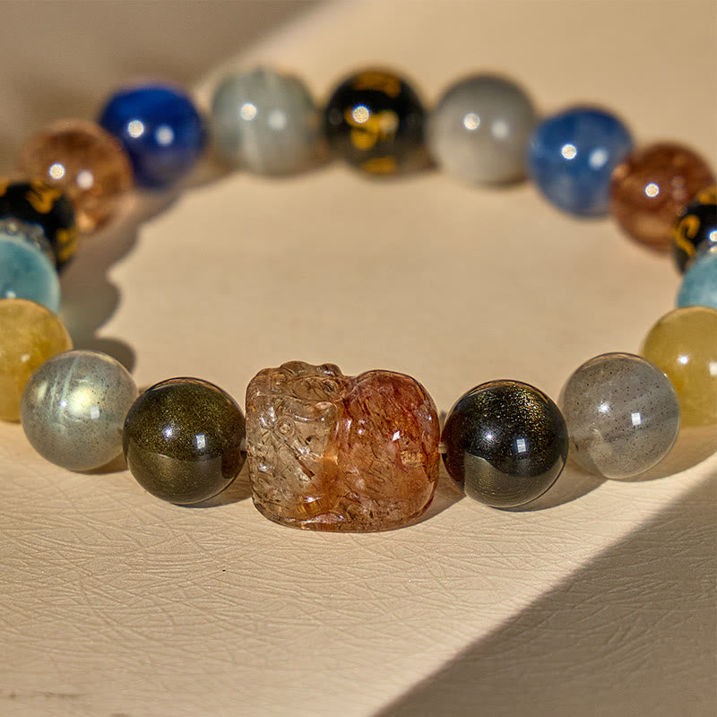 FuAttract Lucky Flow – Multi-Gem Pixiu Wealth Protection Bracelet - image 4