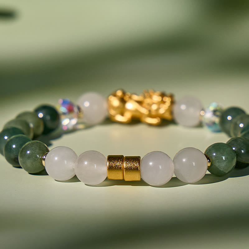  FuAttract Harmony Flow – Jade Prosperity Pixiu Bracelet - image 4