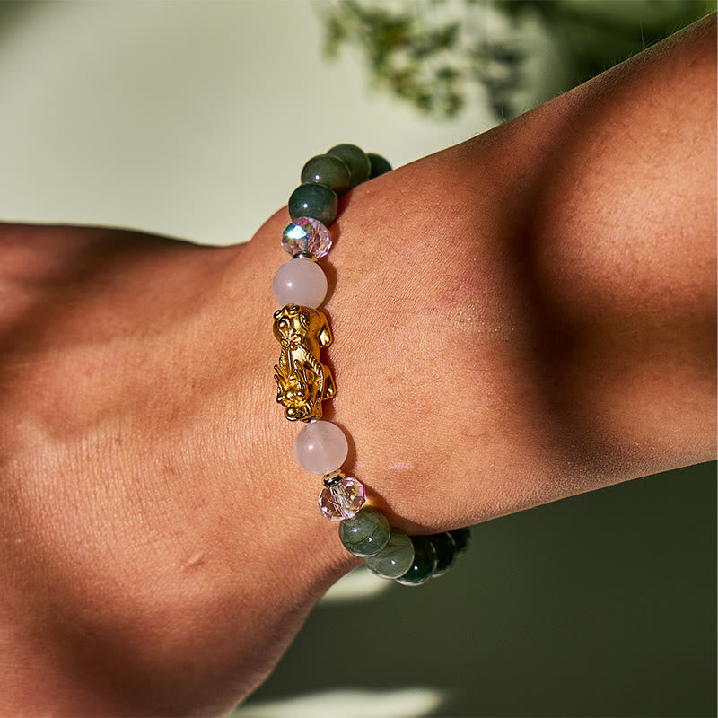  FuAttract Harmony Flow – Jade Prosperity Pixiu Bracelet - image 6