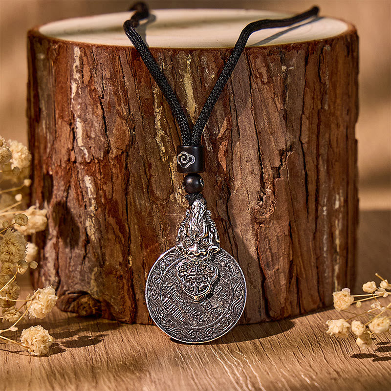 FuAttract Wealth & Prosperity Mountain Ghosts Spend Money Copper Pixiu Necklace - 23.62 in(60cm) - image 0