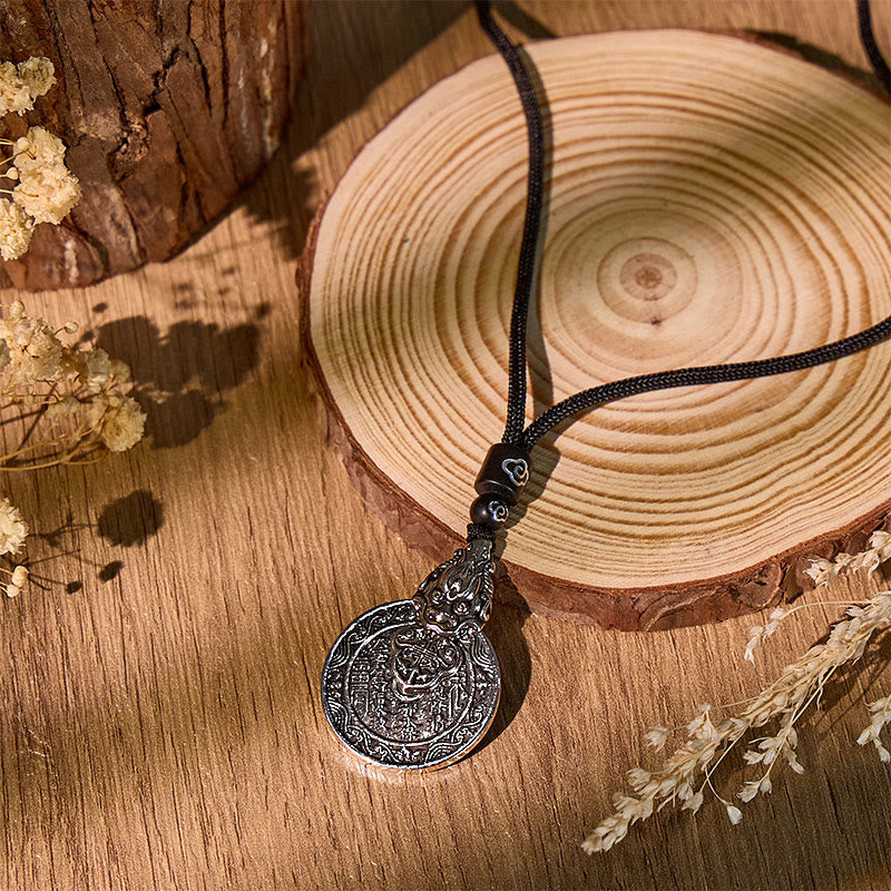 FuAttract Wealth & Prosperity Mountain Ghosts Spend Money Copper Pixiu Necklace - image 2