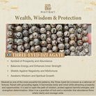 FuAttract Wealth & Protection Three-Eyed Dzi Agate Bracelet with Pixiu - image 6