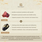 FuAttract Protection & Harmony - Cinnabar Sandalwood Om Mani Padme Hum Pixiu Key Chain - image 5