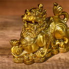 FuAttract Wealth Guardian – Brass Pixiu Pair with Coin Stomping Design for Home and Office - image 10