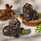 FuAttract Protection & Fortune Tea Pet — Purple Clay Pixiu Feng Shui Decor - image 22
