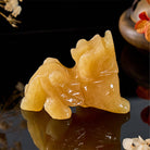 FuAttract Abundance & Harmony Feng Shui Pixiu Ornament – Yellow Jade Crystal Home Office Decor - image 5