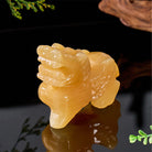 FuAttract Abundance & Harmony Feng Shui Pixiu Ornament – Yellow Jade Crystal Home Office Decor - image 6