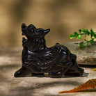 FuAttract Protection & Prosperity Black Obsidian Pixiu Ornament – Feng Shui Wealth Office Figurine - image 3