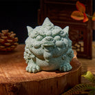 FuAttract Wealth & Prosperity Green Sandstone Pixiu Landscaping – Tea Pet & Feng Shui Decor - Pixiu - image 0