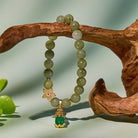FuAttract Prosperity Harmony Power - Southern Jade Pixiu Bracelet with Hetian Jade Plum Blossom Accents - image 1