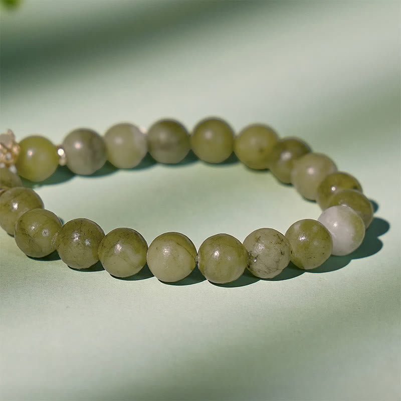 FuAttract Prosperity Harmony Power - Southern Jade Pixiu Bracelet with Hetian Jade Plum Blossom Accents - image 3