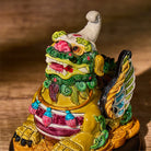 FuAttract Protection & Abundance Pixiu Statue – Hand-Painted Colorful Ceramic Feng Shui Decoration - image 4