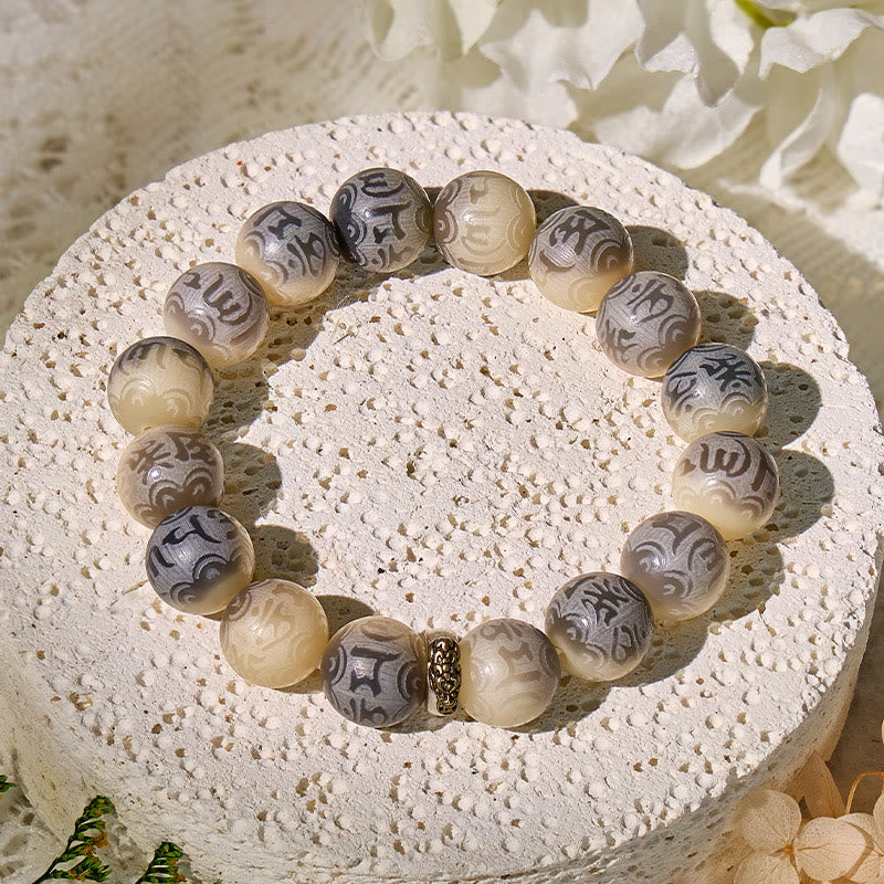 FuAttract Spiritual Protection Bodhi Seed Couple Bracelet with Pixiu & Six-Word Mantra - image 10