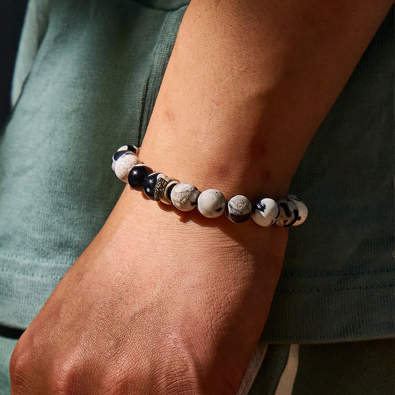 FuAttract Orca Agate Pixiu Bracelet for Protection & Emotional Balance - image 3