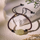 FuAttract Wealth & Protection Hetian Jade Bracelet with Pixiu - Hetian Jade - image 0